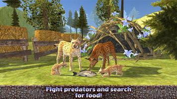 Lynx Family Wildlife Survival Simulator الملصق