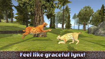 Lynx Family Wildlife Survival Simulator تصوير الشاشة 2