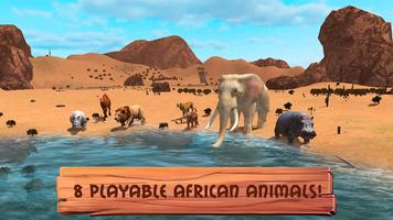 Wild Animals World - Savannah Simulator ảnh chụp màn hình 1