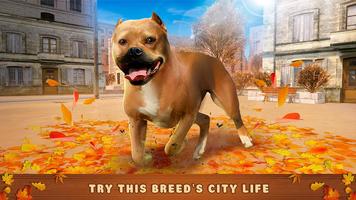 Pitbull Dog Simulator Fighting 3D poster