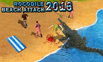 Crocodile Beach Attack 2016 Affiche