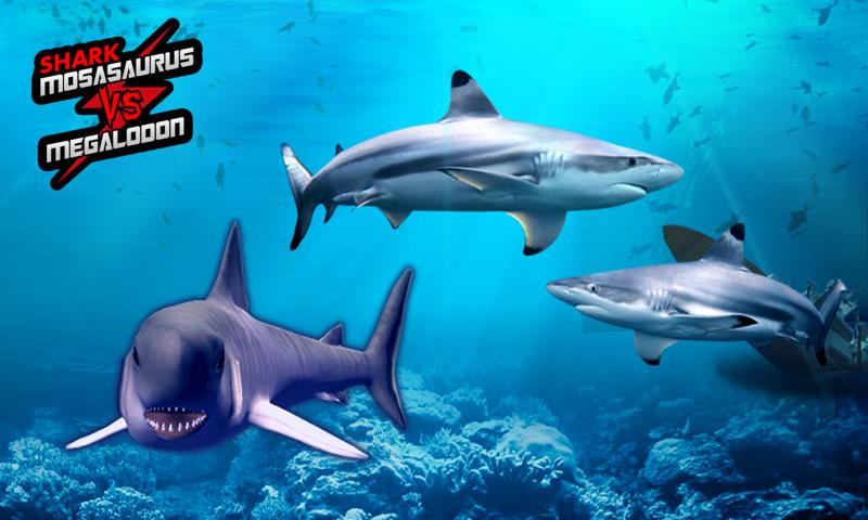 Shark Mosasaurus Vs Megalodon For Android Apk Download - is fighting sharks a game on roblox