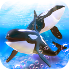 Orca Whales Simulator: Underwater Survival আইকন