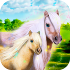 🐴🌈 ❤️❤️❤️ Magic Pony Kingdom: Animal Survival icon