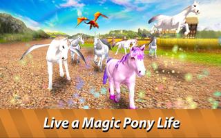 🐴🌈 ❤️❤️❤️ Magic Pony Kingdom: Animal Survival poster
