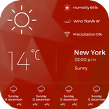 Animated Weather Widget