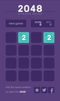 🌟 2048 Animated Puzzle Game پوسٹر