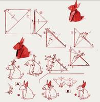 Animierte Origami-Anleitung Plakat