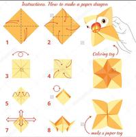 Instructions d'origami animées capture d'écran 1