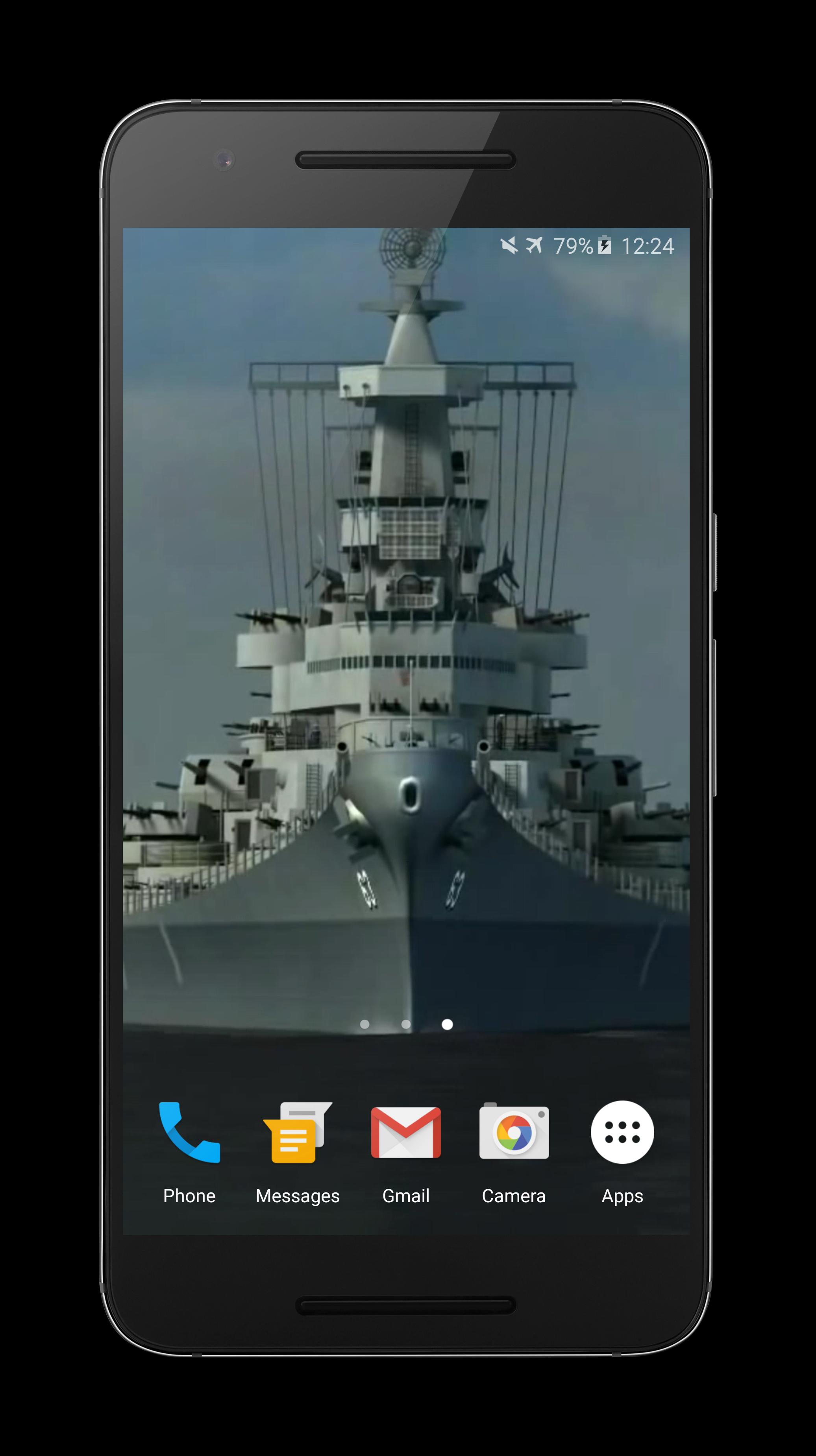 Android 用の 戦艦の3dライブ壁紙 Apk をダウンロード