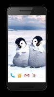 Pinguin tanzen 3D Hintergründe Plakat