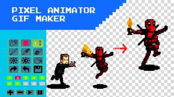 3D Pixel Animation Maker – MP4 Video And GIF Affiche