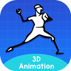 آیکون‌ 3D Animation Maker & Cartoon Creator
