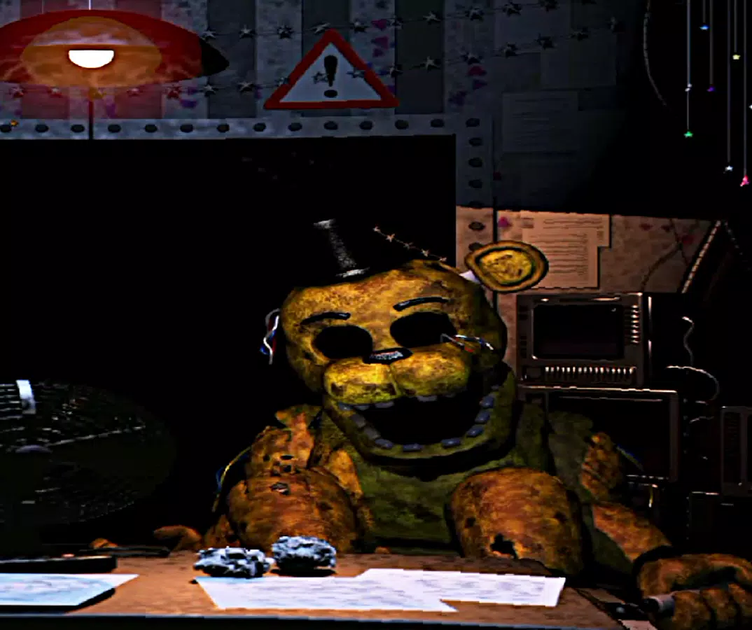 FNAF_spams_21 on X: FNAF 1 Chica Jumpscare  / X