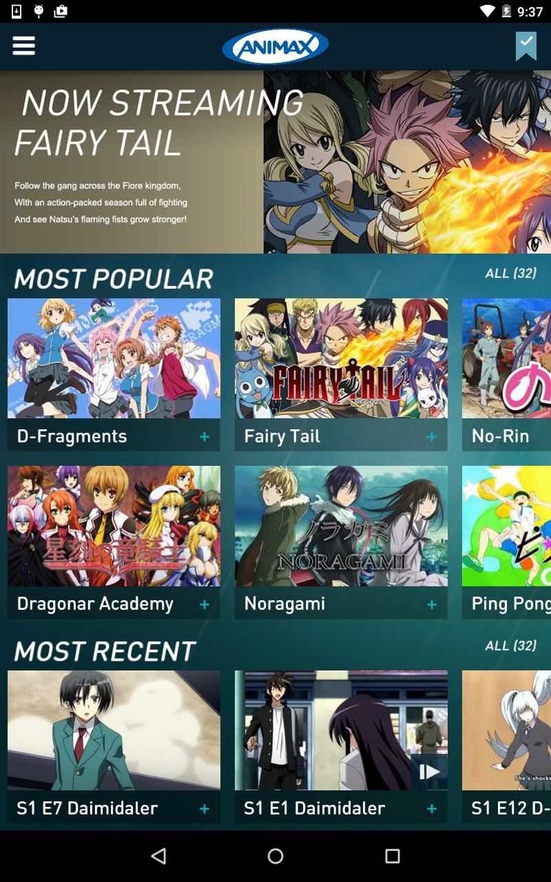 Animax The Best In Anime For Android Apk Download