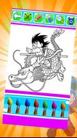 3 Schermata coloring dragon goku & manga vegeta for kids
