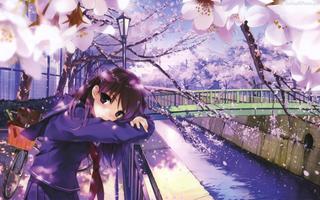 Anime Girl Wallpaper Affiche