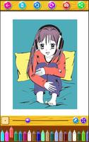Mewarnai Anime Manga Coloring Books and Games screenshot 3