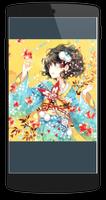 Kimono Yukata Anime Wallpaper Ekran Görüntüsü 2