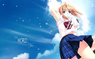 Anime Girl HD Wallpaper โปสเตอร์