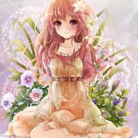 Anime Girls(anime With Flowers)🎉 capture d'écran 1