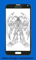 Anime Manga Coloring Book For Adult and Kids постер
