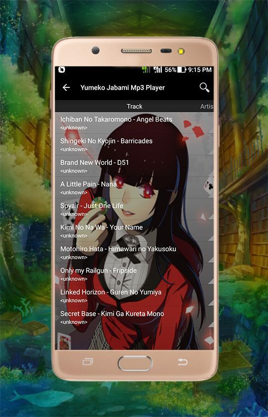 Yumeko Jabami Mp3 Player For Android Apk Download