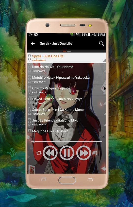 Yumeko Jabami Mp3 Player For Android Apk Download