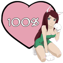 Cute Anime Girl Battery Widget APK
