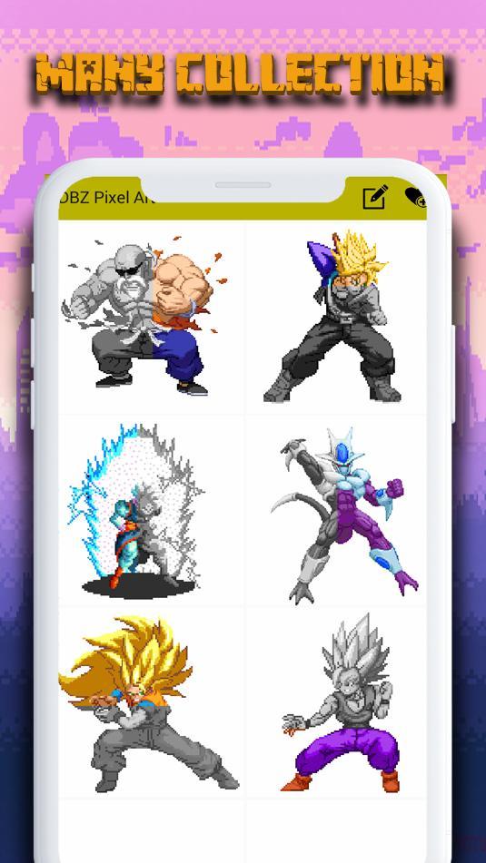 Descarga de APK de Colorear Por Número DBZ Super Pixel Art para Android