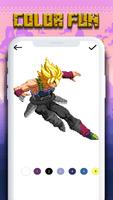 Coloring By Number DBZ Super Pixel Art capture d'écran 2