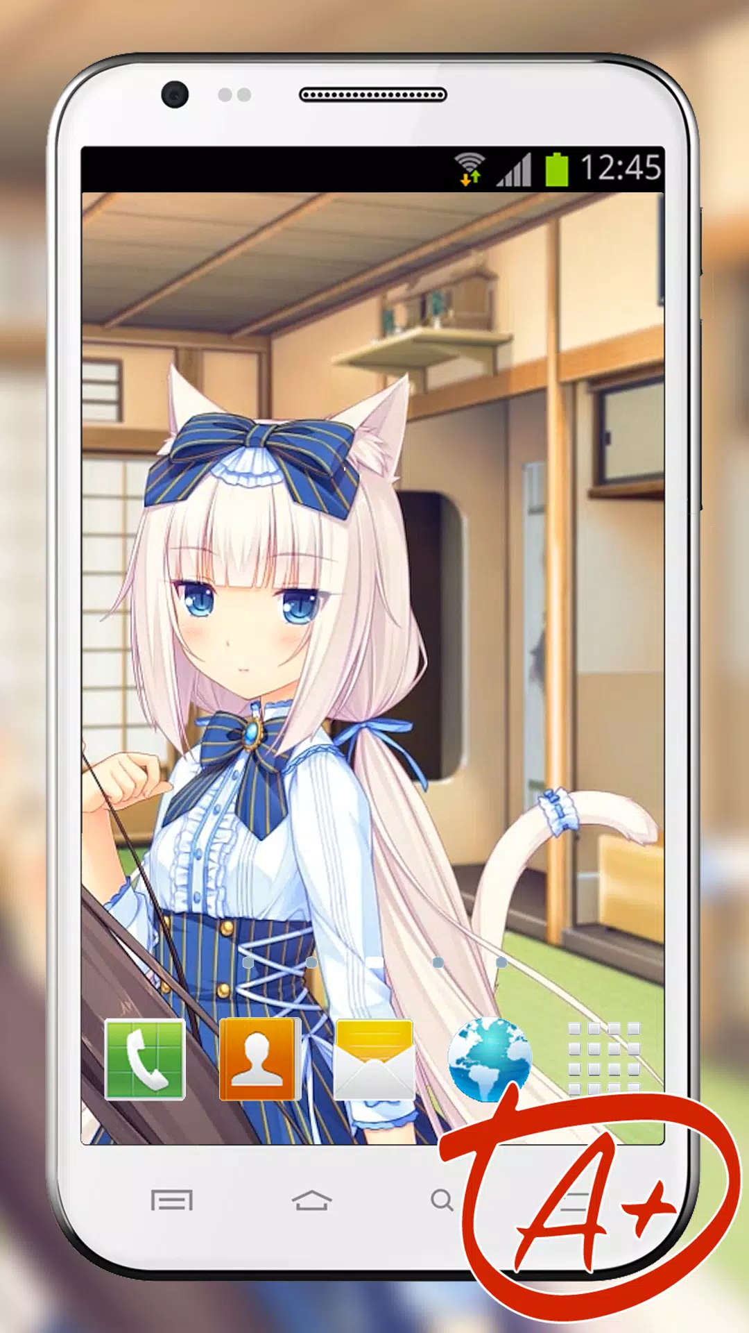 Anime Live Wallpaper of Chocola and Vanilla Nekos APK pour Android  Télécharger