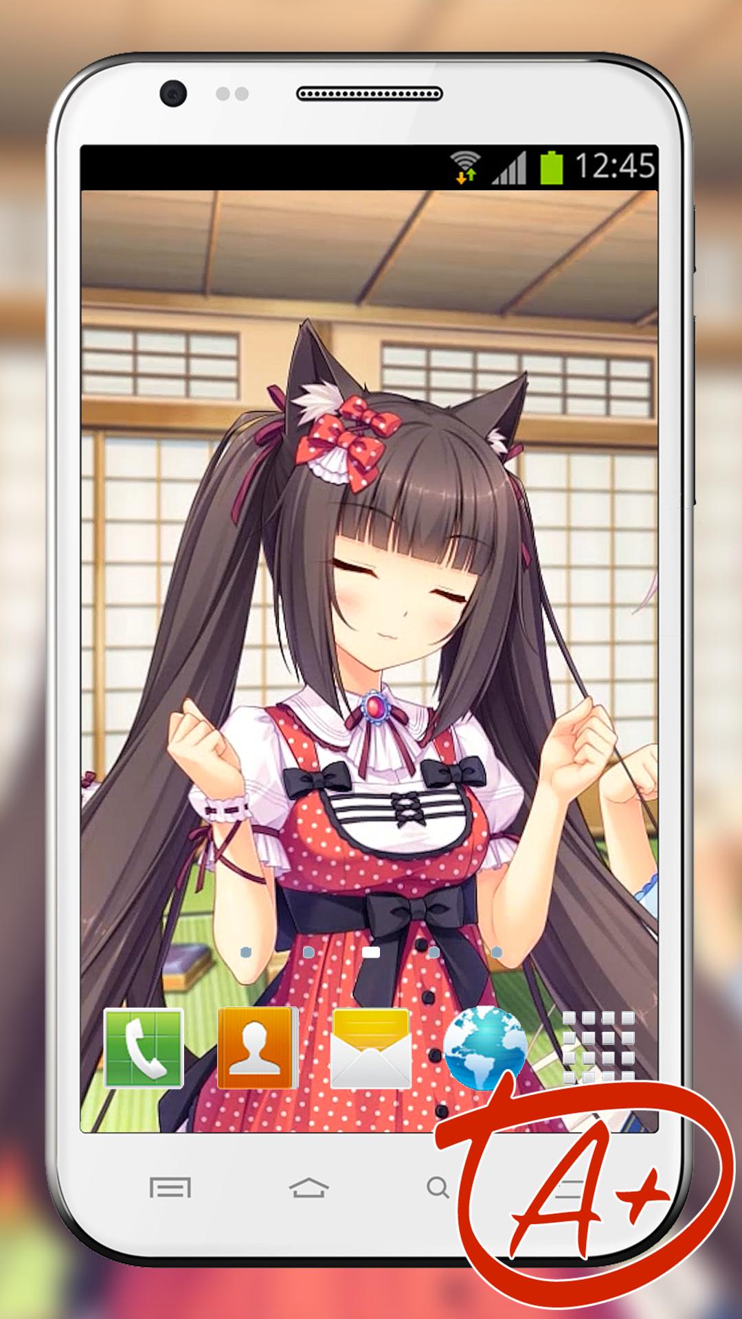 Android 用の Anime Live Wallpaper Of Chocola And Vanilla Nekos Apk をダウンロード