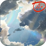 Anime Rain and Rainbow Live Wallpaper