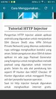 TUTORIAL HTTP Injector Free screenshot 1
