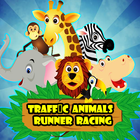 Traffic Animals Runner Racing ไอคอน
