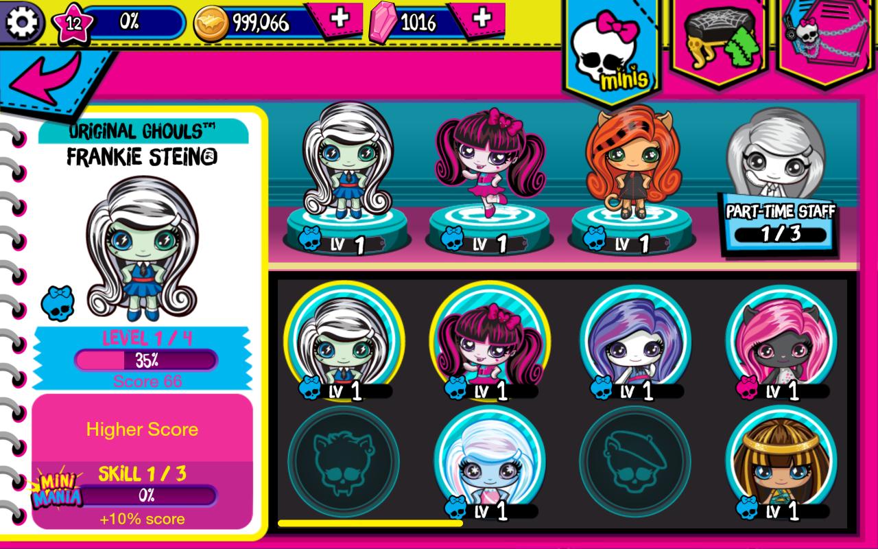 Monster High Minis Mania For Android Apk Download - monster high roblox