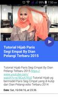 Hijab Tutorial Dian Pelangi capture d'écran 1