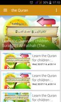 Learn the Quran for children capture d'écran 1