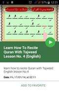 Learn Quran With Tajweed capture d'écran 1