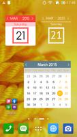 Fancy calendar widget penulis hantaran