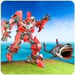 Robots & Shark Transformation Hunter War 3D