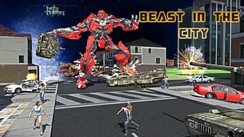Robots & Shark Transformation Hunter War 3D poster