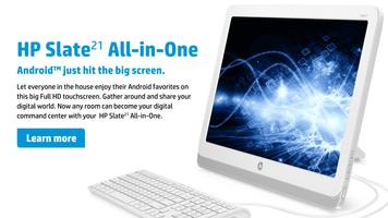 HP Slate 21 Screensaver Cartaz