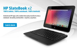 HP SlateBook x2 Screensaver 포스터