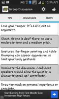 Group Discussion Tips تصوير الشاشة 1