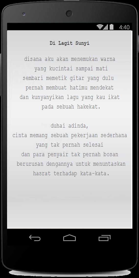 Puisi Cinta Untuk Lagu - Pantun Cinta