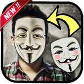 Anonymous masks photo editor icon