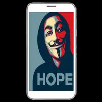 برنامه‌نما 300+ Anonymous Wallpapers HD عکس از صفحه