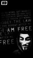 Anonymous Wallpaper Affiche